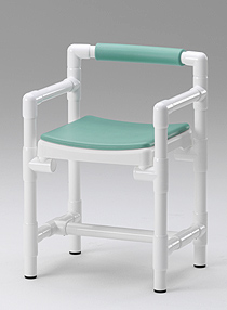 standsicherer Duschhocker mit Armlehnen und R�ckenlehne