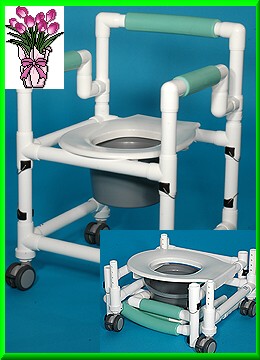 Reisemodell: Dusch- und Toilettenstuhl