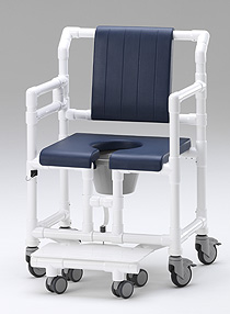 XXL Duschstuhl und Toilettenstuhl mit erweiterter Sitztiefe