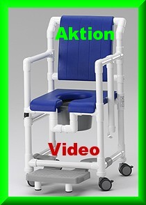 Duschstuhl und Toilettenstuhl bei Demenz und Spastik