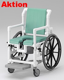 Toilettenrollstuhl Duschrollstuhl f�r Selbstfahrer